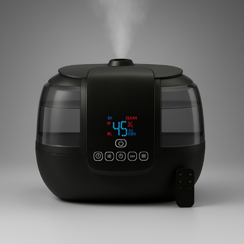 2 Gallon Tabletop Dual Mist Electronic Humidifier