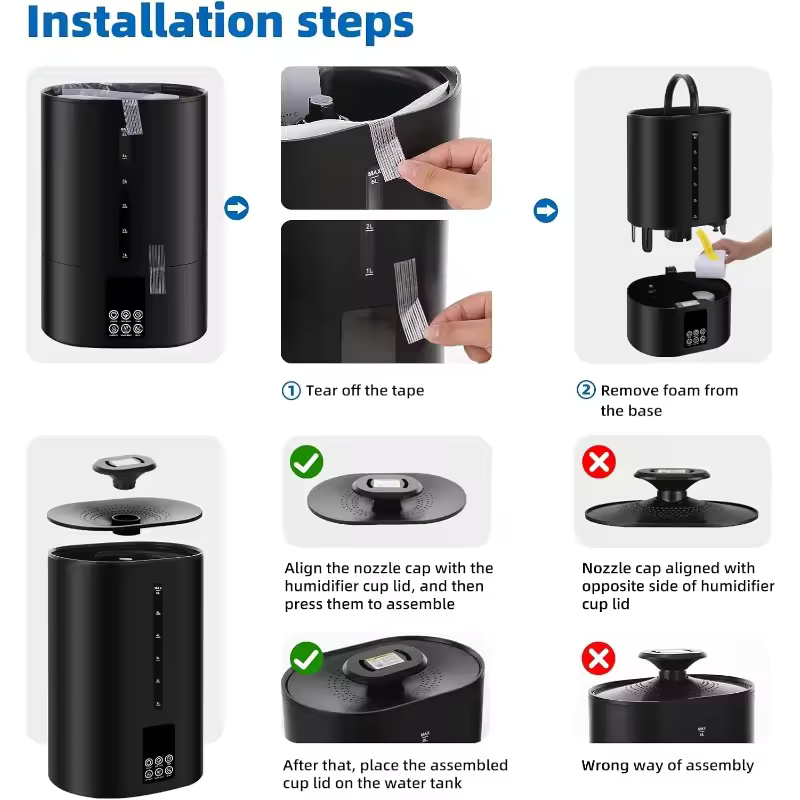 6L Ultrasonic Mist Humidifier