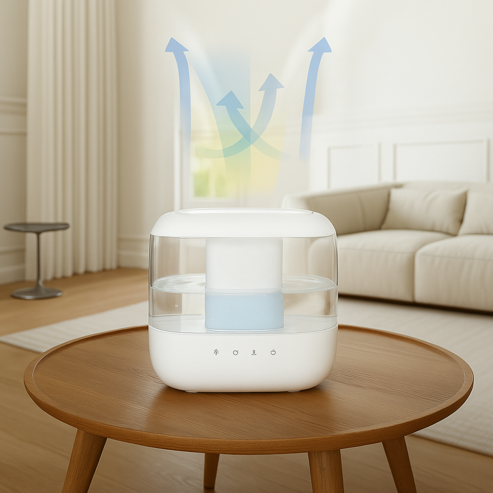 4L Cool Mist Humidifier With Top Fill Quiet Adjustable Mist