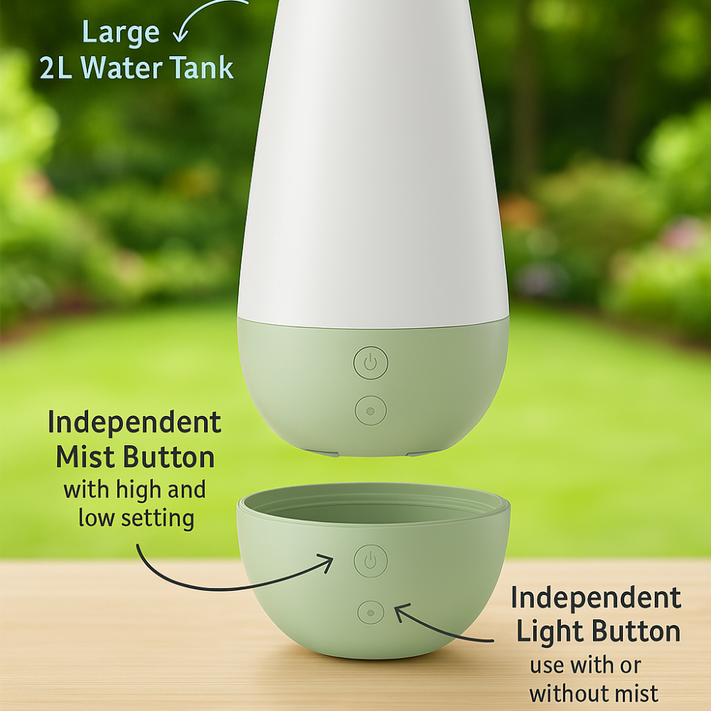 Baby Humidifier 3 In 1 With Night Light And Diffuser