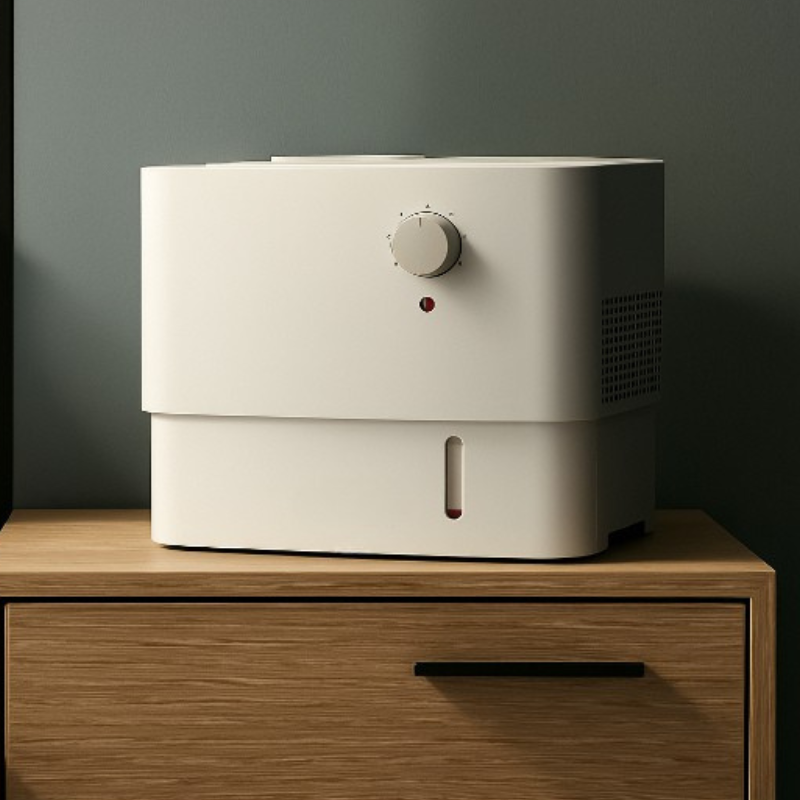 1 Gallon Cool Mist Humidifier With Top Fill Essential Oil Compartment