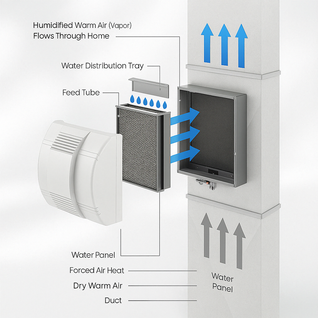 Fan Powered Manual Humidifier
