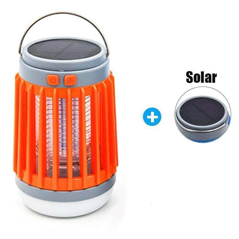 Solar Anti Mosquito Light Outdoor Zapper USB Rechargeable