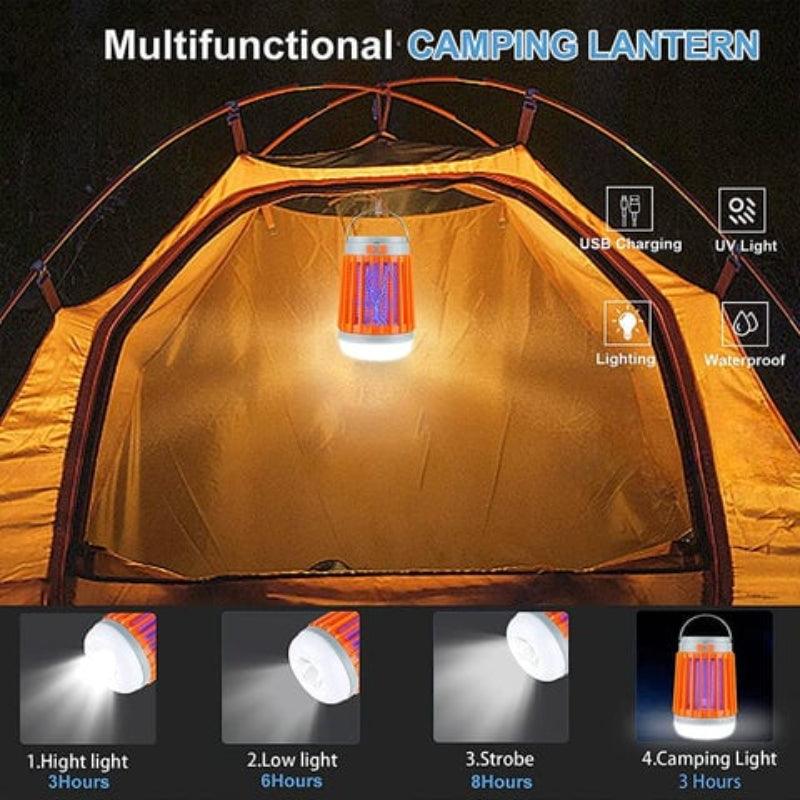 Solar Anti Mosquito Light Outdoor Zapper USB Rechargeable