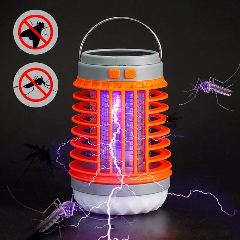 Solar Anti Mosquito Light Outdoor Zapper USB Rechargeable