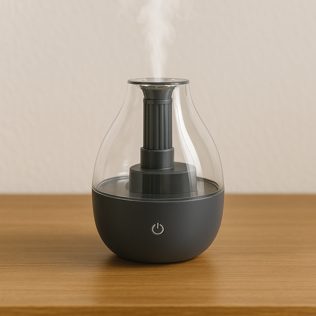 Ultrasonic Cool Mist Humidifier with Essential Oil Tray by Humiii