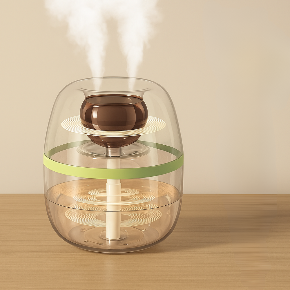 3L Humidifier Dual Nozzle USB Cool Mist Household Air Humidifier