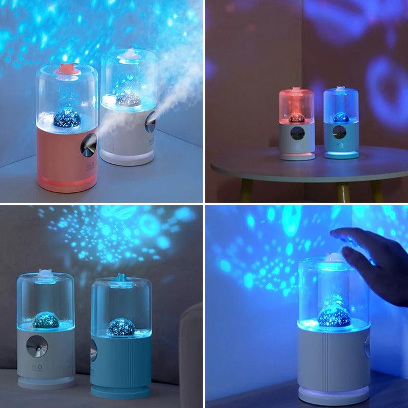 Automatic Rotary Air Humidifier With Wireless Charging Aromatherapy