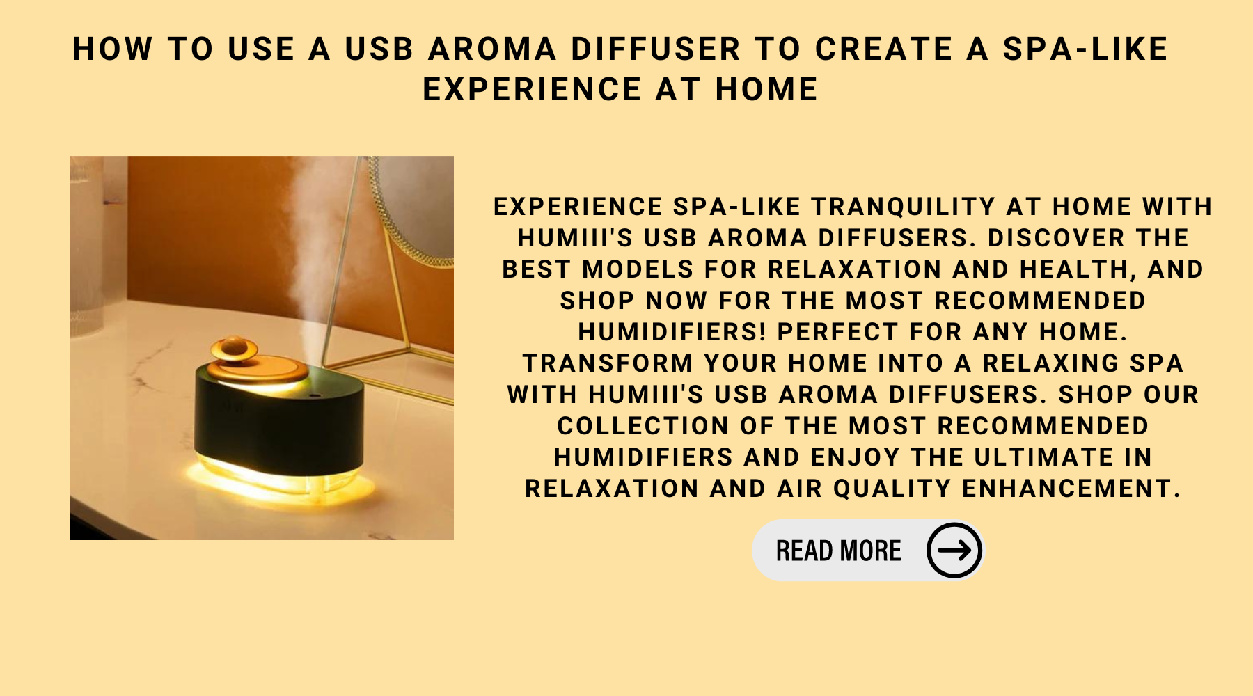 How To Use A USB Aroma Diffuser To Create A Spa-Like Experience At Home