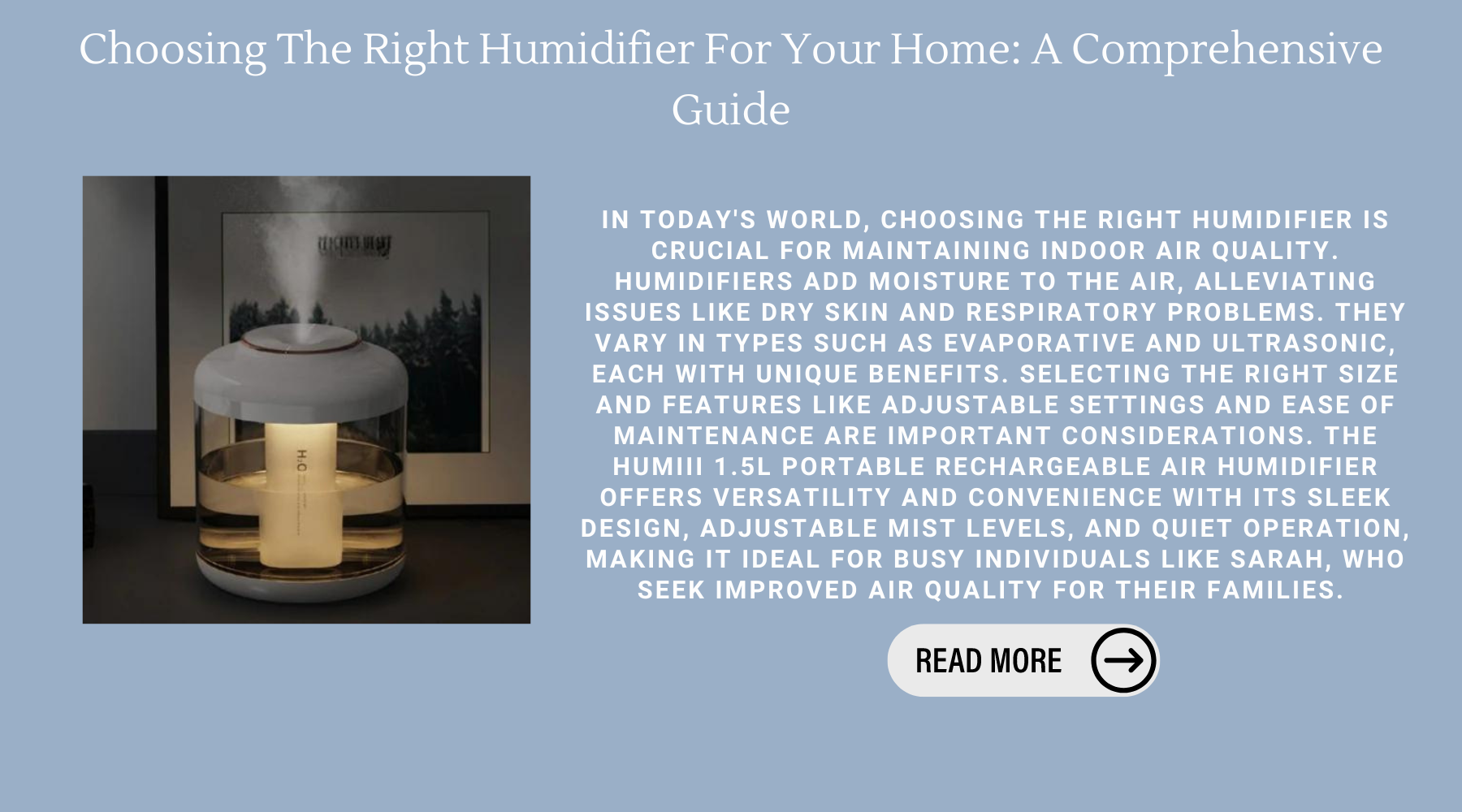 Choosing The Right Humidifier For Your Home: A Comprehensive Guide