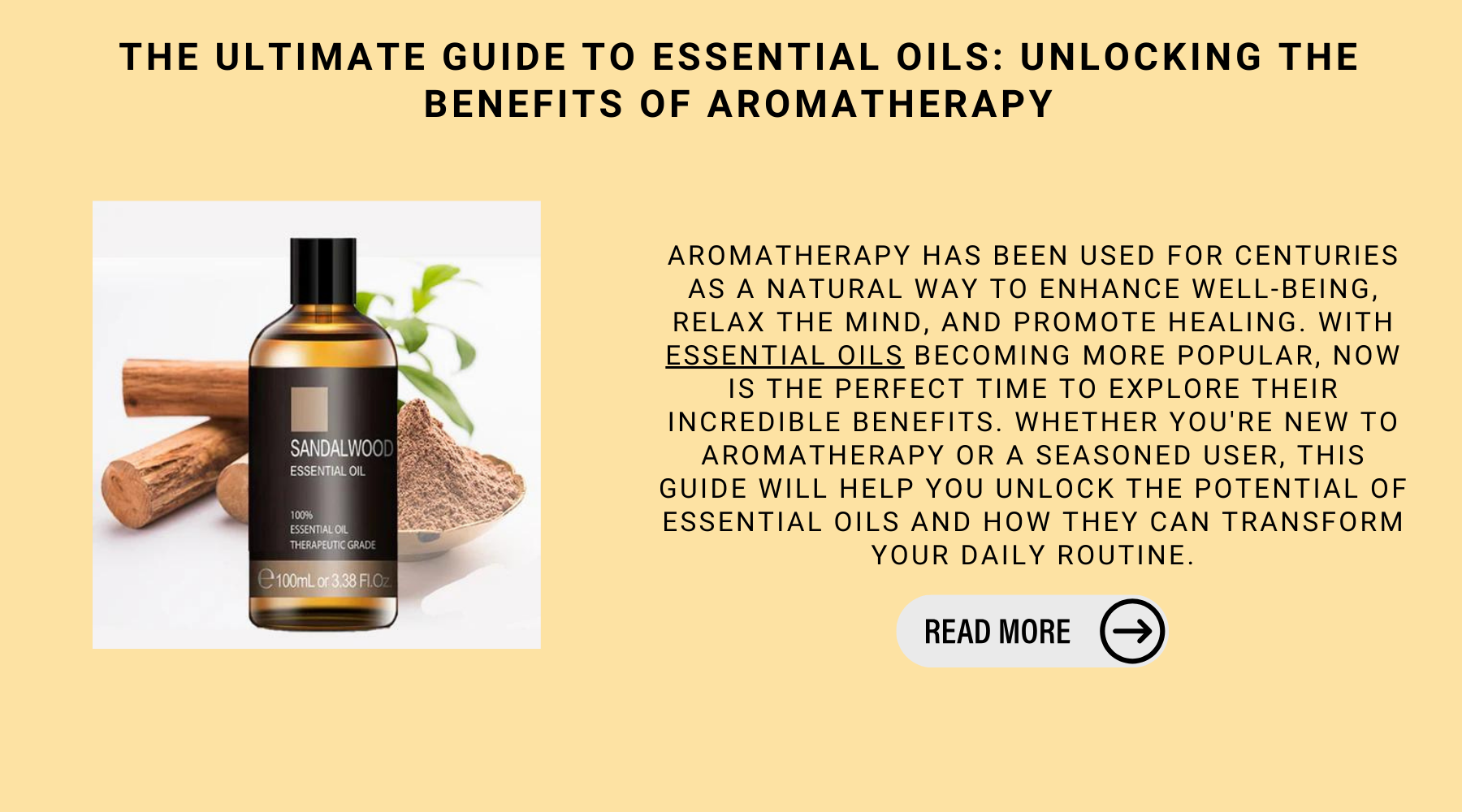 The Ultimate Guide To Essential Oils: Unlocking The Benefits Of Aromatherapy