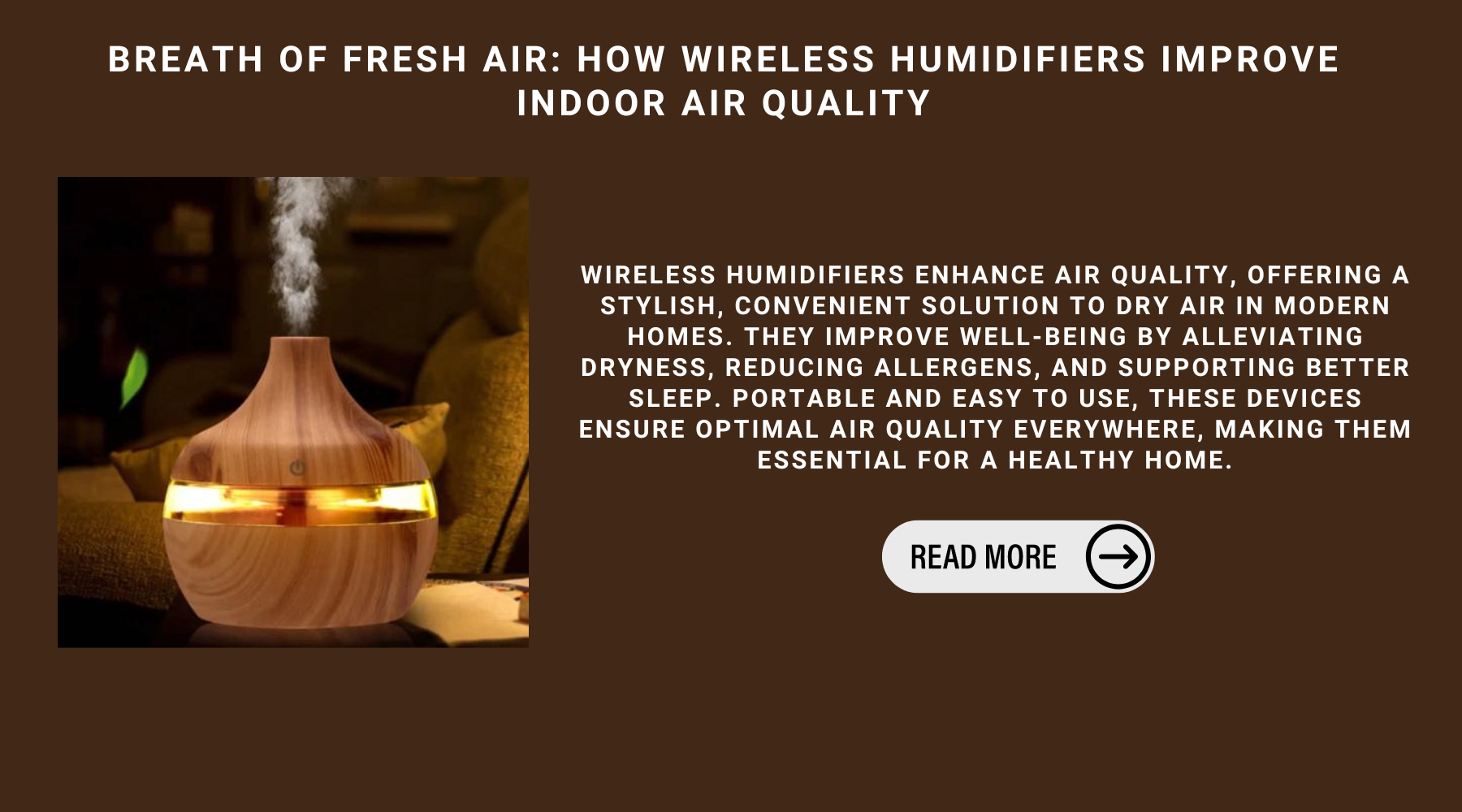 Breath Of Fresh Air: How Wireless Humidifiers Improve Indoor Air Quality