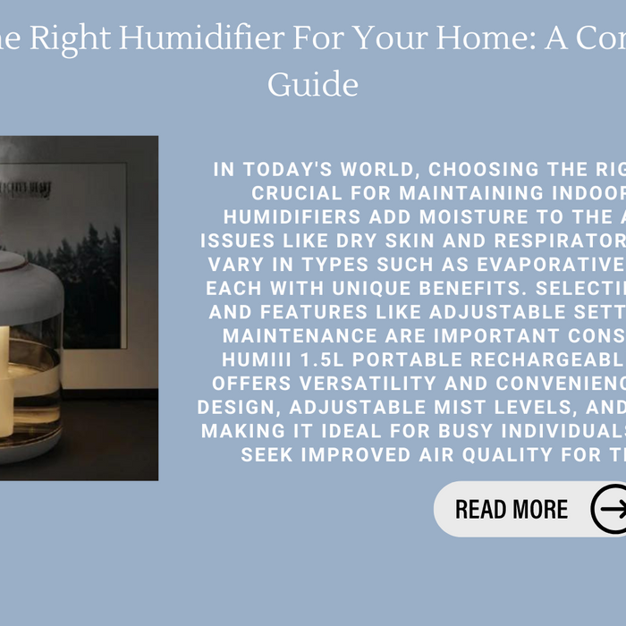 Choosing The Right Humidifier For Your Home: A Comprehensive Guide