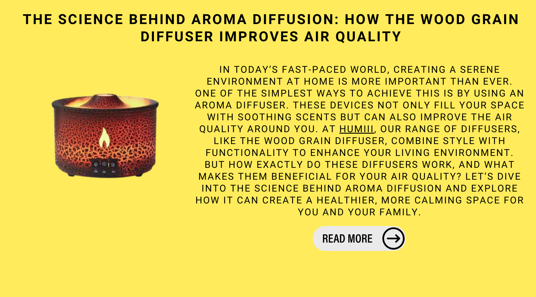 The Science Behind Aroma Diffusion: How The Wood Grain Diffuser Improves Air Quality