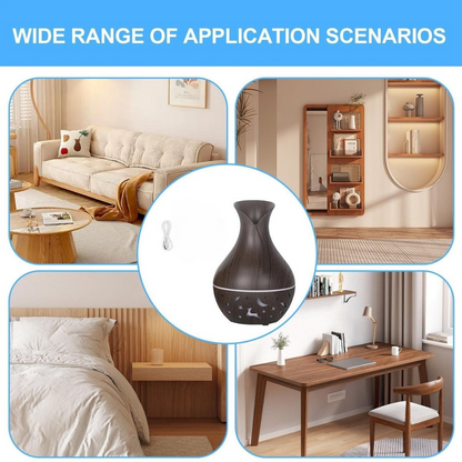 Aromatherapy Diffuser Humidifier With 200ml LED Mist Maker