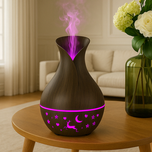 Aromatherapy Diffuser Humidifier With 200ml LED Mist Maker