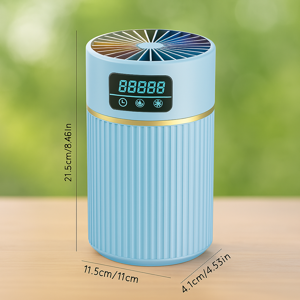 1 Point 1L Cool Mist Humidifier With Quiet Night Light Function