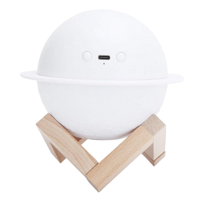 Planet Inspired Humidifier With Wooden Stand