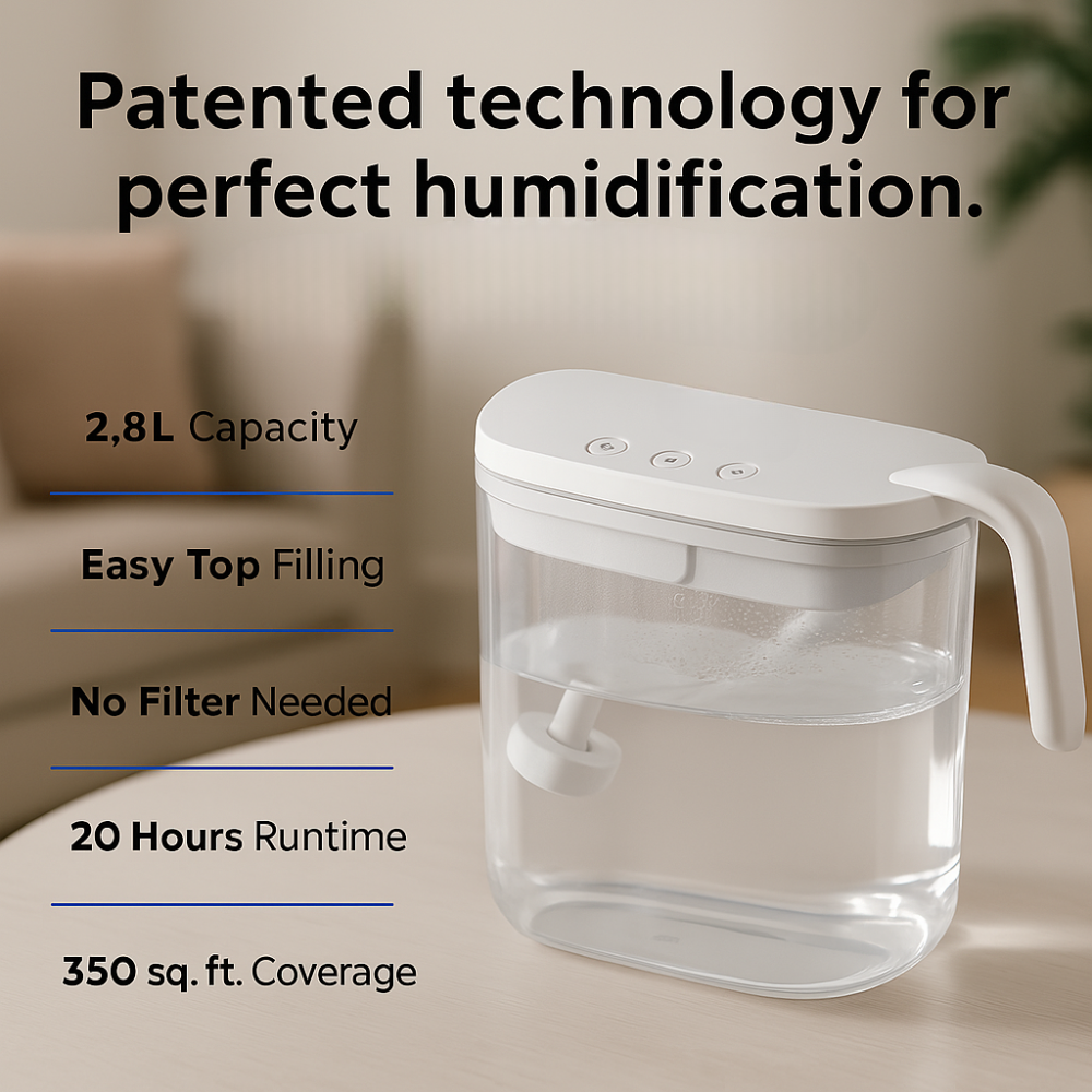 Mini 21P Ultrasonic Cool Mist Humidifier Whisper