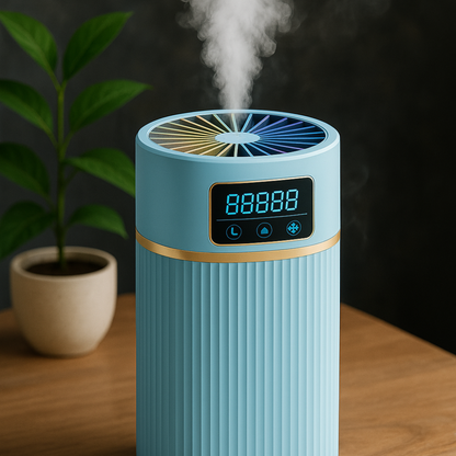 1 Point 1L Cool Mist Humidifier With Quiet Night Light Function