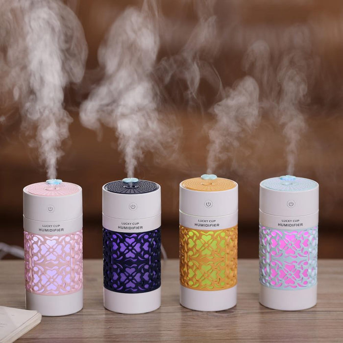 3 in 1 Lucky Cup Humidifier with Light & USB Fan