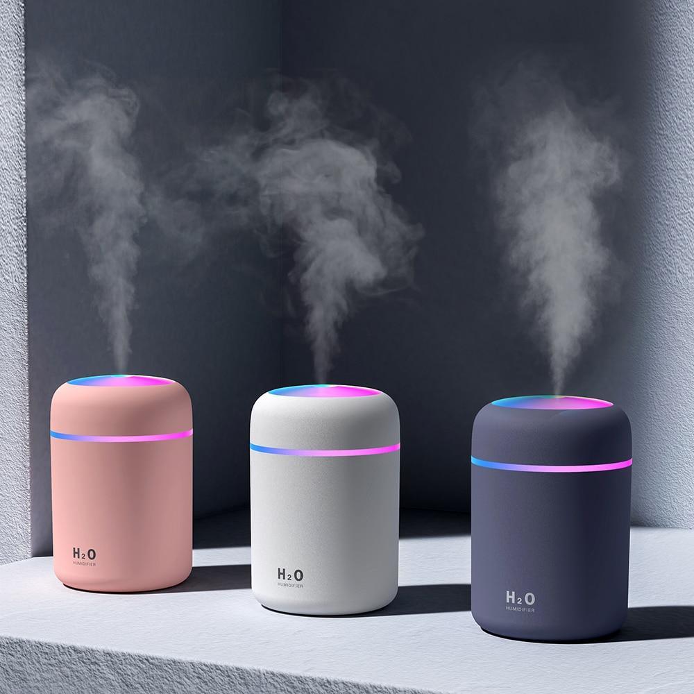 300ml Portable Purifying Humidifier with Multi-Lights