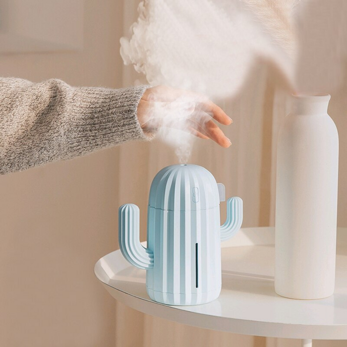 340ML USB Cactus Air Humidifier Aromatherapy Diffuser