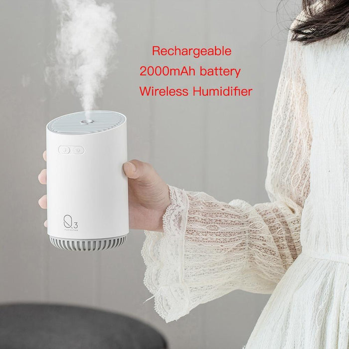 320ML Wireless Portable Humidifier and Atmosphere Lamp
