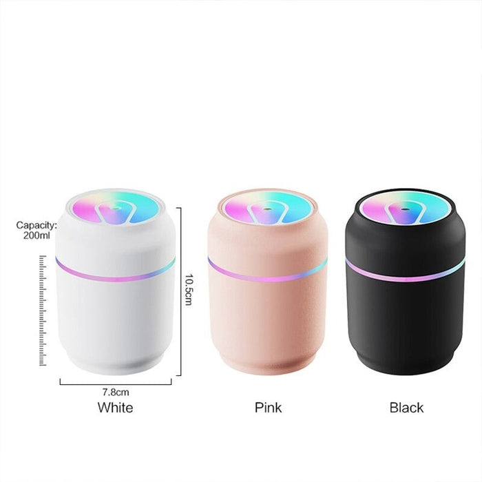 Portable USB Humidifier With LED Colorful Night Lamp