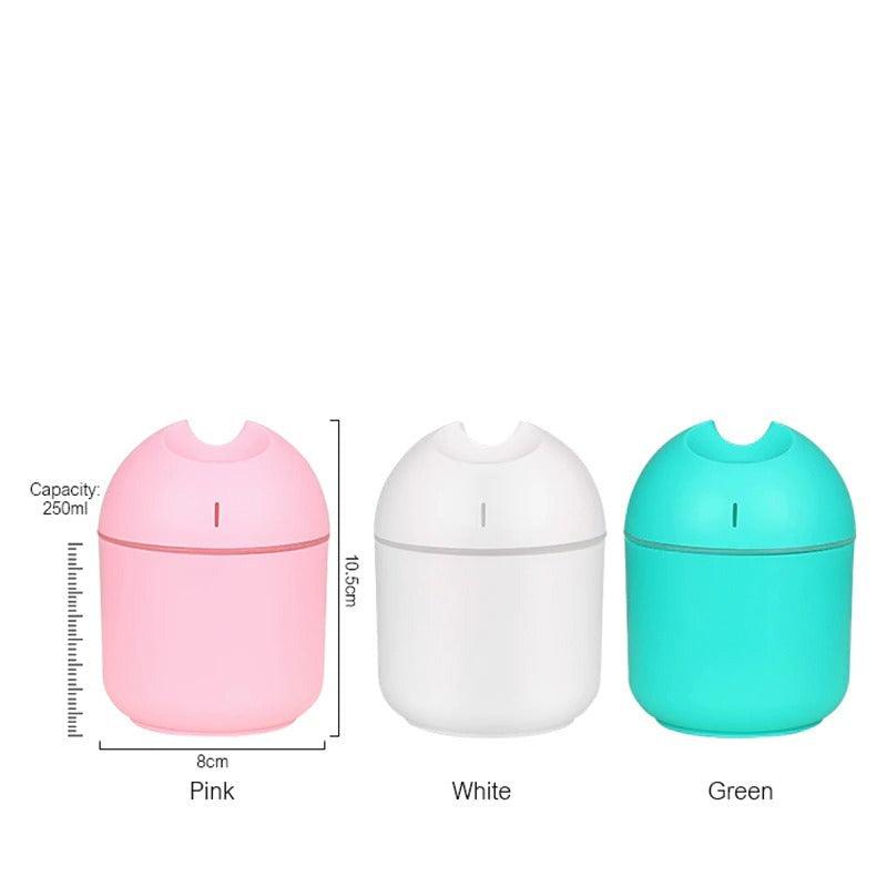 Aroma Essential Oil Diffuser With Portable Ultrasonic Humidifier