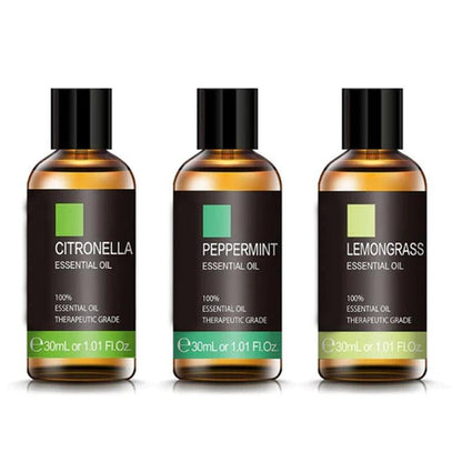 Essential Oils Combo Choose 3 Dropper Bottles Of 30ml Each