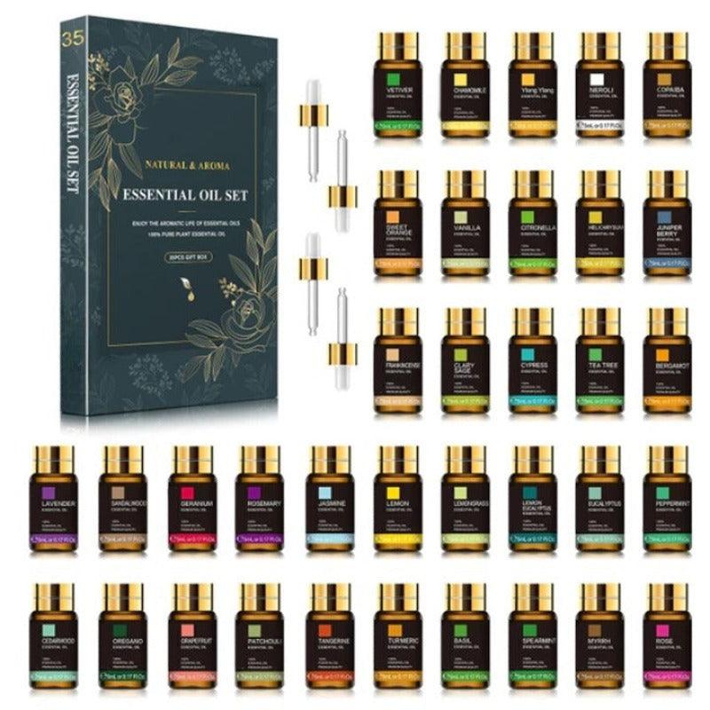 35 Bottles Essential Oils Set for Humidifiers