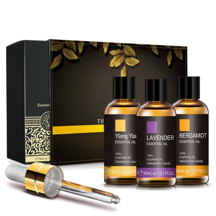 Natural Fragrances Essential Oils Pack Of 3