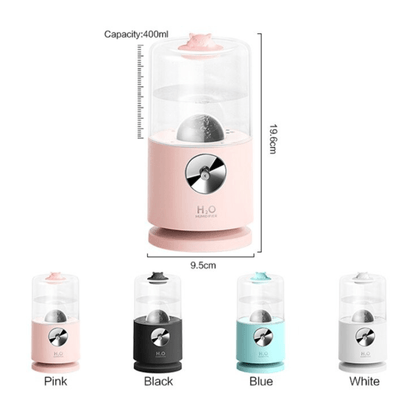 Automatic Rotary Air Humidifier With Wireless Charging Aromatherapy