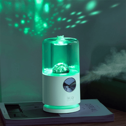 Automatic Rotary Air Humidifier With Wireless Charging Aromatherapy