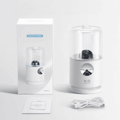 Automatic Rotary Air Humidifier With Wireless Charging Aromatherapy