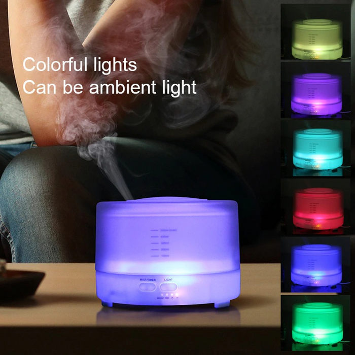 Essential Oil Aroma Diffuser With Bluetooth Speaker