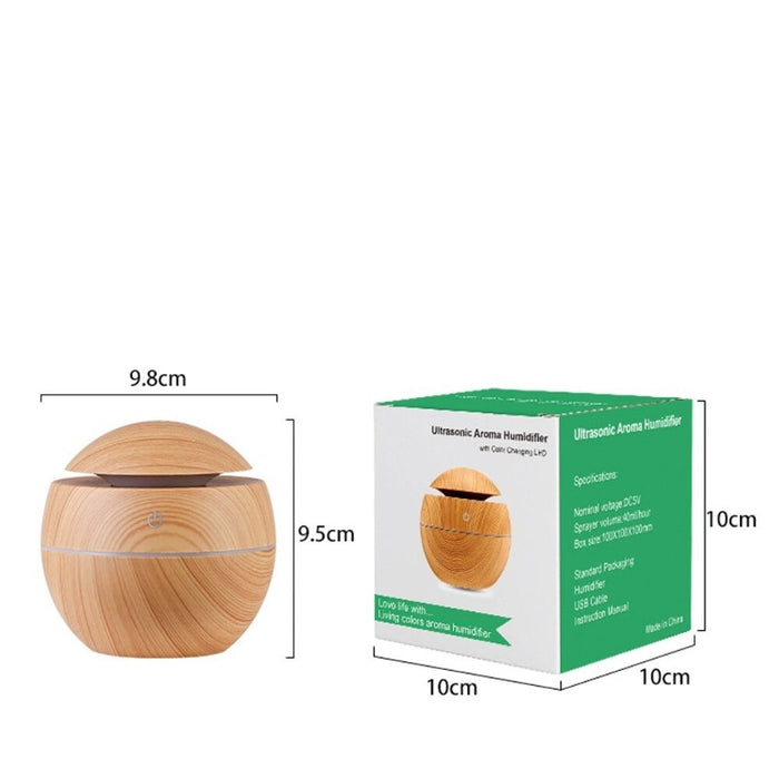 USB Aromatherapy Humidifiers Diffusers With LED Night light