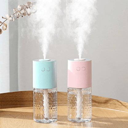 Wireless Car Air Humidifier Diffuser With Colorful LED